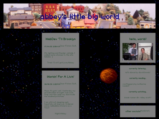 blog screenshot
