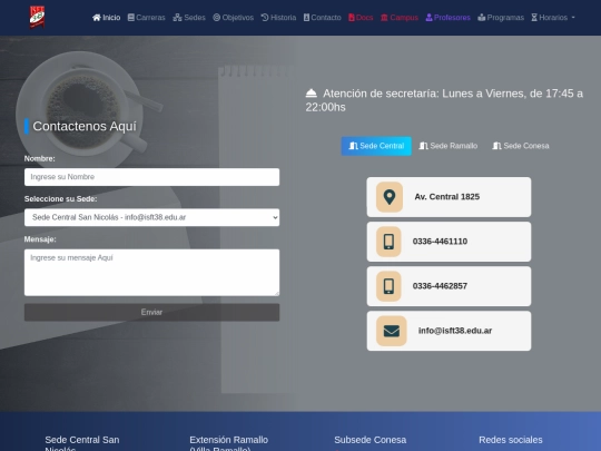 contacto screenshot