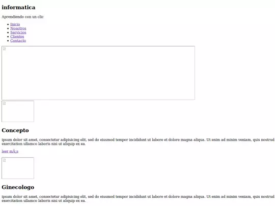 proyecto/Nosotros screenshot