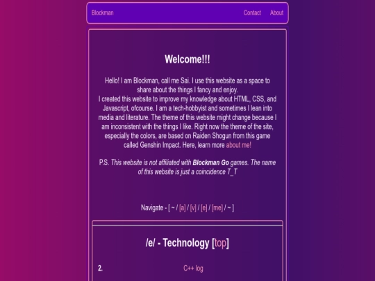 index screenshot