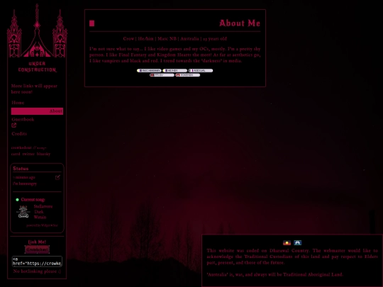 aboutme screenshot