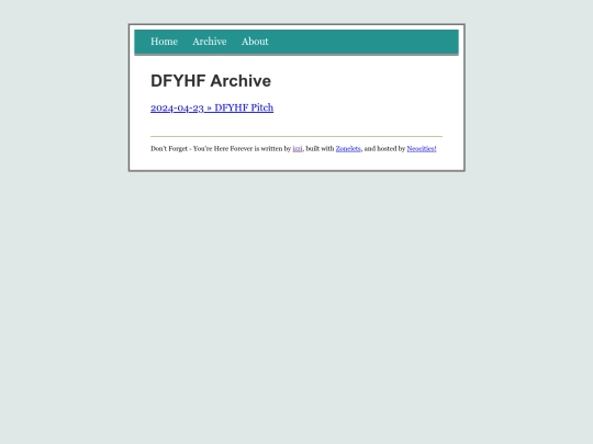 archive screenshot