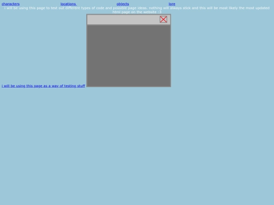 testing-page screenshot