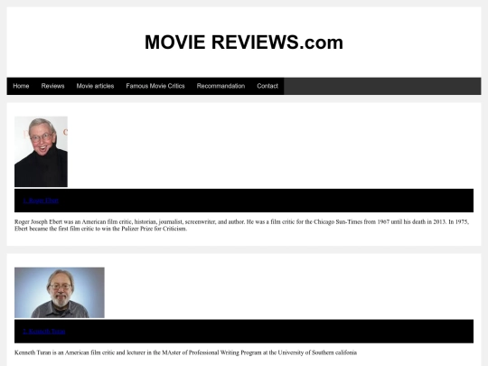 FamousMovieCritics screenshot