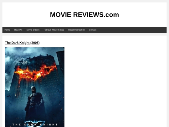 MovieTheDarkKnight screenshot