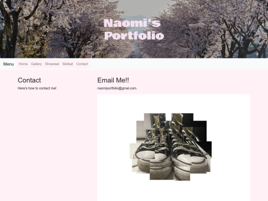 naomiportfolio/contact screenshot