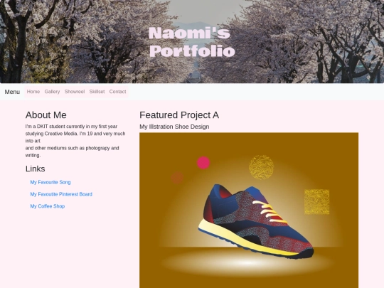 naomiportfolio screenshot
