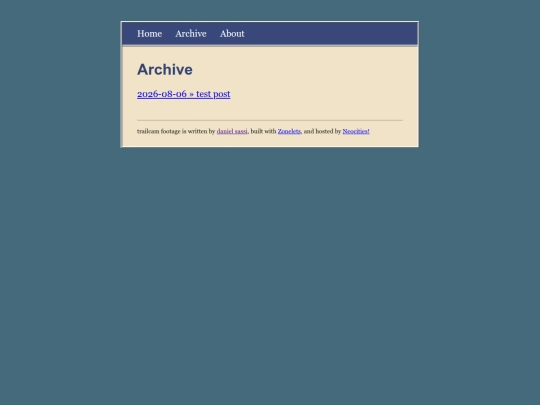 archive screenshot