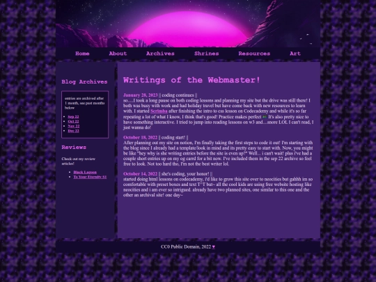 homeblog screenshot