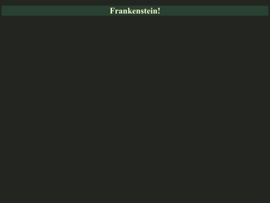 frankenstein screenshot
