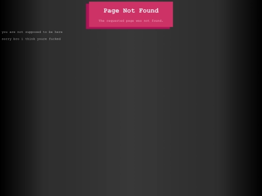 not_found screenshot