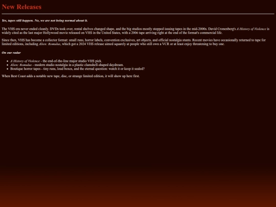 newrelease screenshot