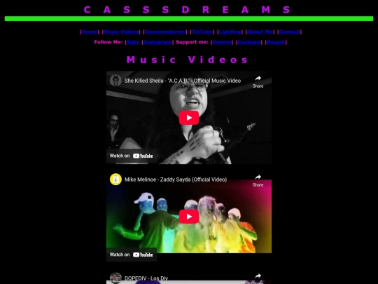 musicvideos screenshot