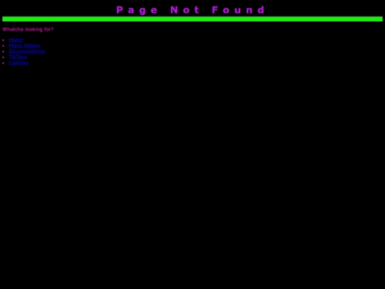 not_found screenshot