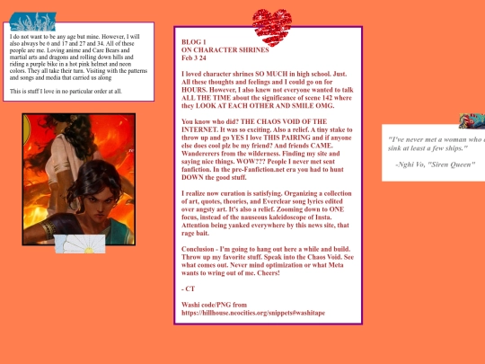 TESTblog screenshot