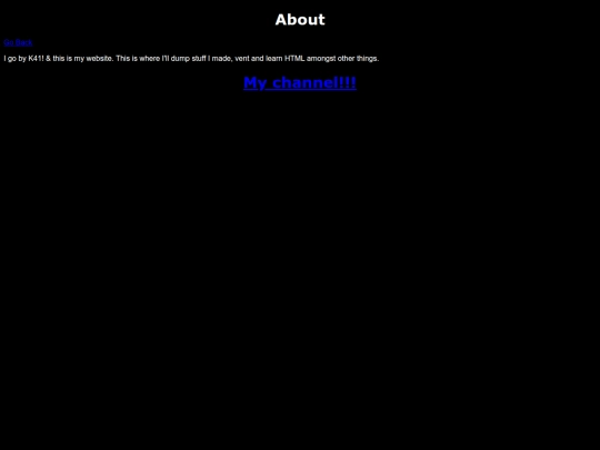 aboutme screenshot