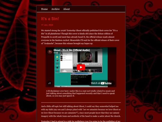 blog/posts/2026-01-17-It's-a-Sin! screenshot