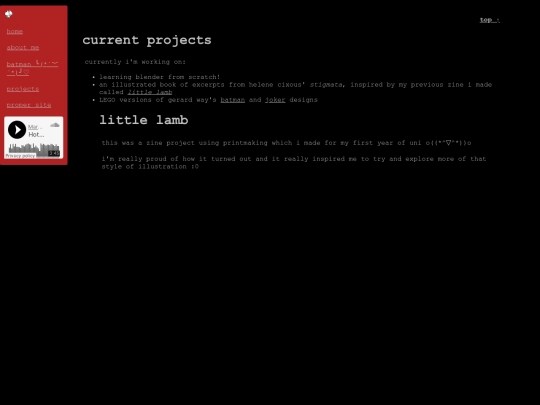 projects screenshot