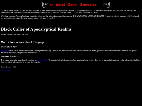 projects/coding/war_metal/wmnamegenerator screenshot