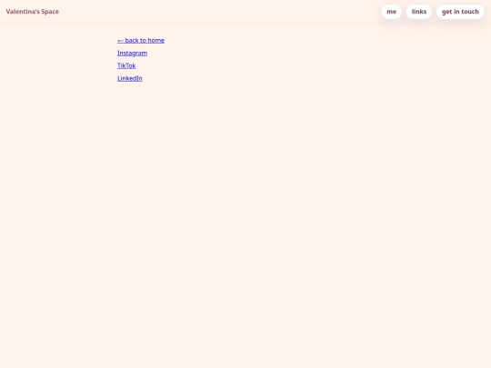 links screenshot
