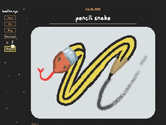 post/daily/2025/pencil-snake screenshot