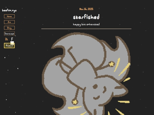 post/daily/2025/starfished screenshot