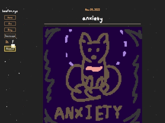 post/daily/anxiety screenshot