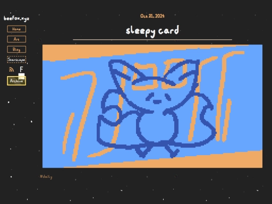 post/daily/sleepy-card screenshot
