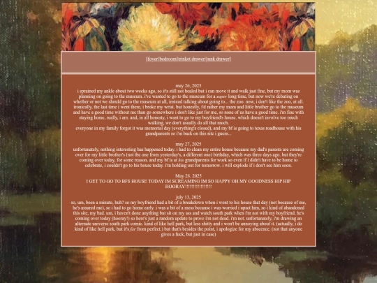 journal screenshot