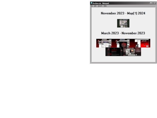 Archive screenshot
