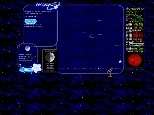 astronomy screenshot