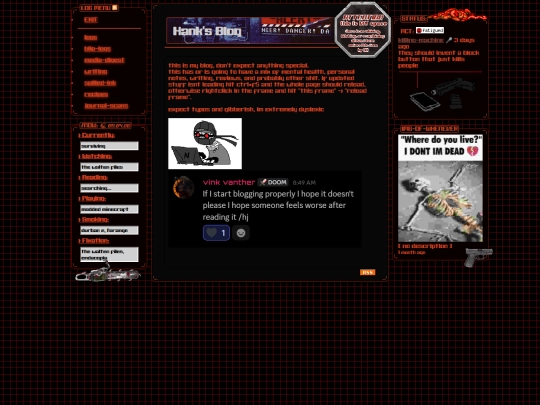 blog screenshot
