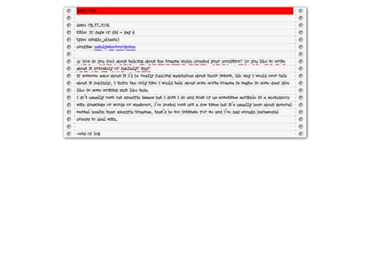 blogentries/30did-6 screenshot