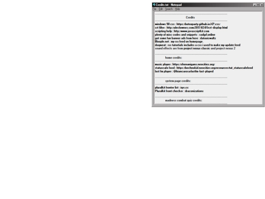 credits screenshot