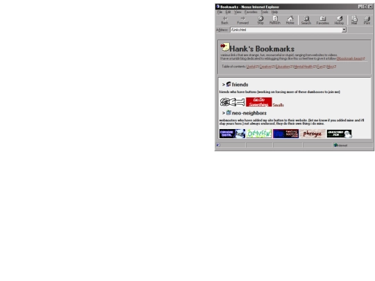 links screenshot