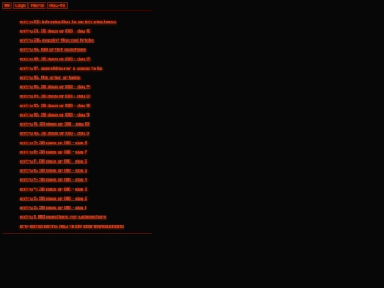 loglist screenshot