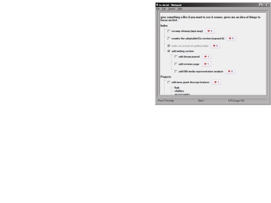 todolist screenshot