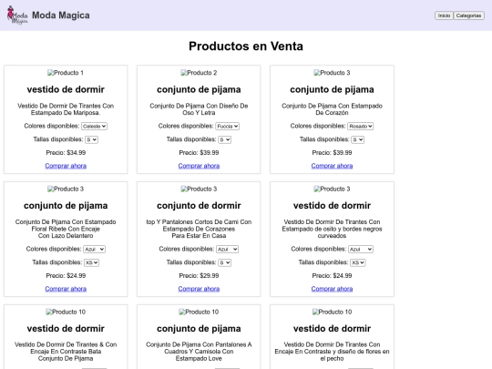 pijamas screenshot