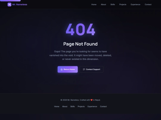 not_found screenshot