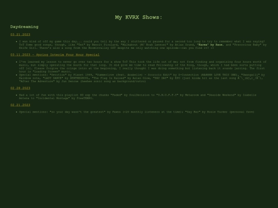 kvrxlinks screenshot