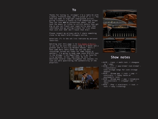 mystuffout/radioshows screenshot