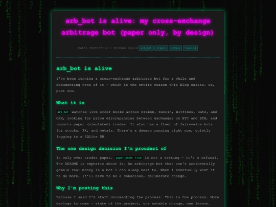 blogs/arb-bot-is-alive screenshot