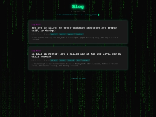 blogs screenshot