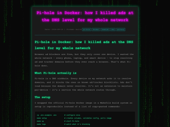 blogs/pi-hole-docker-ad-blocking screenshot