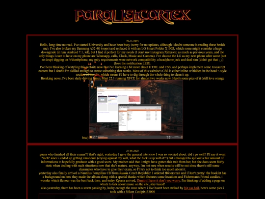 blog screenshot