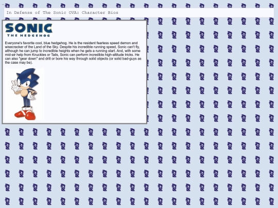 Sonicbio screenshot