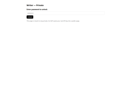 writer screenshot