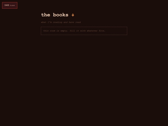 rooms/books screenshot