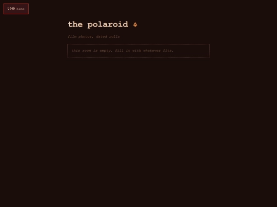 rooms/polaroid screenshot