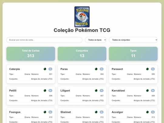 PokemonCollection screenshot